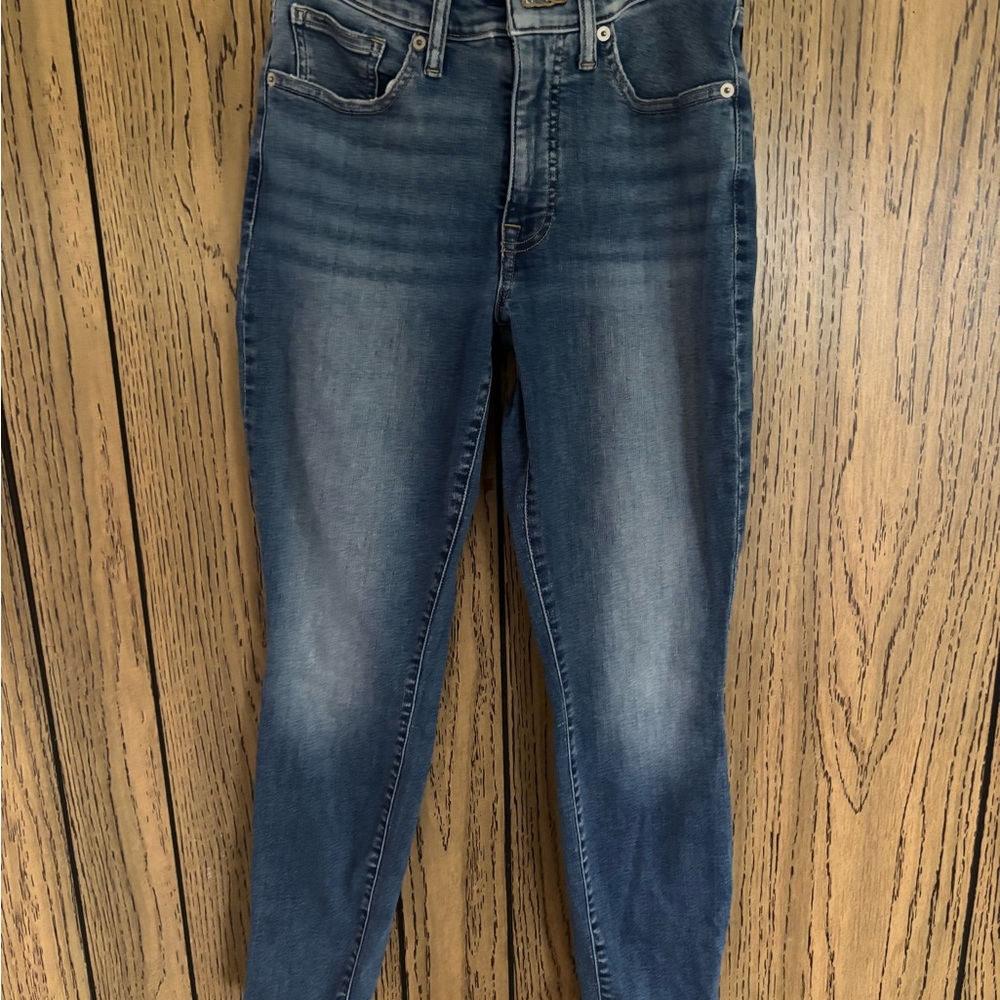Lucky Brand Blue Denim Jeans with Contrast Stitching